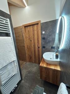 Koupelna v ubytování Agritur Bella di Bosco
