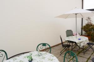 Patio nebo venkovní prostory v ubytování Albergo Meublè Abatjour