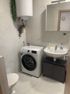 Koupelna v ubytování U Tonyho - Apartmán v centru Strakonice 2-kk + 4 fotografie