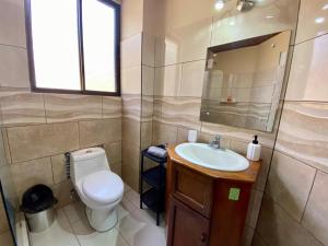 Koupelna v ubytování Casa Amura