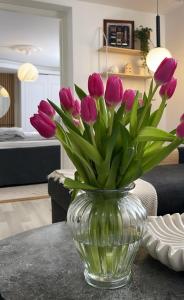 Posezení v ubytování Strömspärlan - Nordic Stay Strömstad
