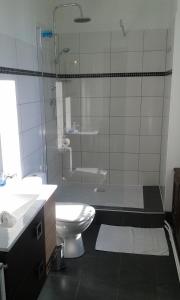 Koupelna v ubytování La Sauldre