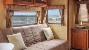 Posezení v ubytování Taean Bibi ArtGlamping