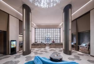 TV a/nebo společenská místnost v ubytování Crystal Orange Hotel Shanghai Zhongshan Park