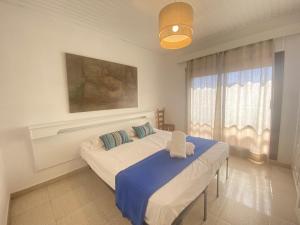 Postel nebo postele na pokoji v ubytování Villa in L Escala near Platja d'Empúries