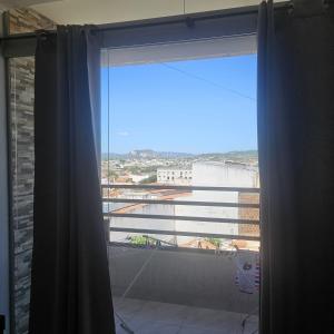 Balkón nebo terasa v ubytování Quarto para dois com ar-condicionado