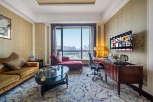 Posezení v ubytování Wyndham Grand Plaza Royale Palace Chengdu