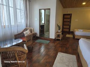 Postel nebo postele na pokoji v ubytování Miknaon Farmstay