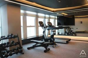 Centrul de fitness și/sau facilități de fitness de la Atour Hotel Qingdao Huangdao Jiuding Peak