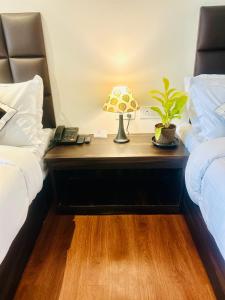 Χώρος καθιστικού στο Hotel Mazong Crest