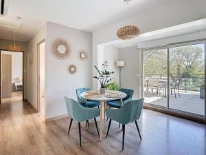 Ruang duduk di La terrasse du Canal, appartement pour 5 personnes
