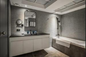 Koupelna v ubytování CU Hotel Kaohsiung + 24 fotografií