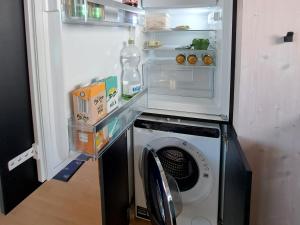 Küche/Küchenzeile in der Unterkunft BUQEZ Villa 30 "Beachvilla Stella" mit SPA & Meerblick