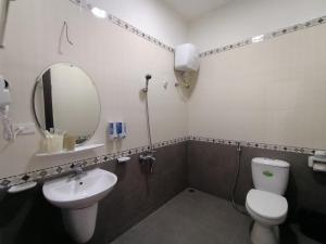 Koupelna v ubytování Resort HTC Tuần Châu