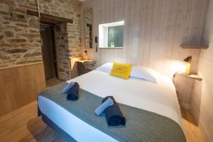 Postel nebo postele na pokoji v ubytování Hotel D'Angleterre