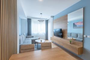 TV/trung tâm giải trí tại The Forest Club Spa & Apartments