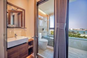 Koupelna v ubytování 嬉安平 Si Anping by Hotel Si
