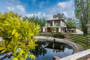 Κήπος έξω από το Villa Gli Eucalipti