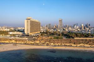 Nespecifikovaný výhled na destinaci Tel Aviv nebo výhled na město při pohledu z hotelu
