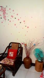 Istumisnurk majutusasutuses Time Travelodge Homestay