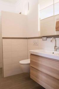 Koupelna v ubytování Ferienwohnung in Dorfmerkingen