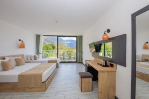 Postel nebo postele na pokoji v ubytování Hotel Meri All inclusive