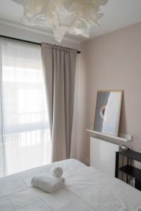 Posteľ alebo postele v izbe v ubytovaní Aparthotel Weissa 7