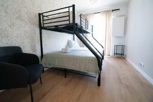 Posteľ alebo postele v izbe v ubytovaní Aparthotel Weissa 7