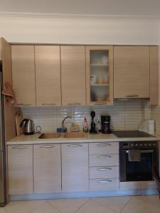 Kuchyň nebo kuchyňský kout v ubytování Jordan Downtown Apartment & parking