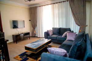TV a/nebo společenská místnost v ubytování Spring Apartments & Suites