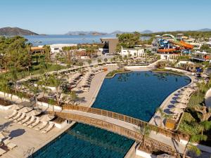 an aerial view of a resort with a swimming pool at Liberty Signa in Fethiye