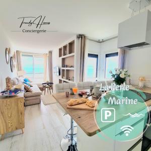 Posezení v ubytování La perle Marine