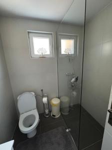 Koupelna v ubytování HA-LU Studio Apartman