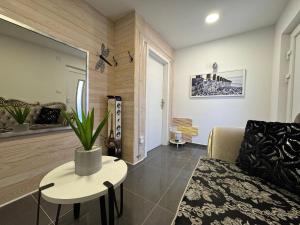 Posezení v ubytování HA-LU Studio Apartman
