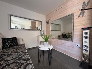 Posezení v ubytování HA-LU Studio Apartman