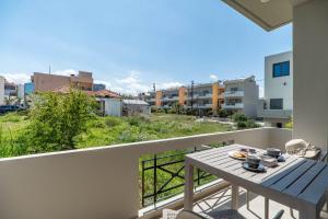 Balkón alebo terasa v ubytovaní Rhoe Seaside Apartments