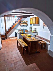 A kitchen or kitchenette at Case Rurali Pentedattilo