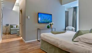 A television and/or entertainment centre at Terme Europa