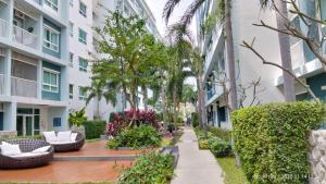 Zahrada ubytování The Condo Hua Hin by yadaphi
