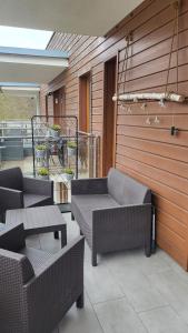 Posezení v ubytování Apartament Stegna Baltic Park