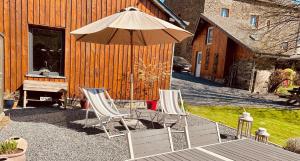 Aed väljaspool majutusasutust Taos B&B