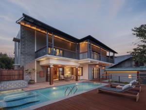 Bazén v ubytování Aahana Resort - Jim Corbett nebo v jeho okolí