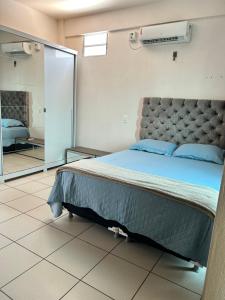 3D Casa para Temporada em Manaus - Próx à Base Aérea e Centro de Manaus客房内的一张或多张床位