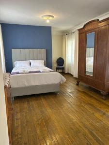 Postel nebo postele na pokoji v ubytování Casona Checacupe