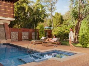 Bazén v ubytování Aahana Resort - Jim Corbett nebo v jeho okolí