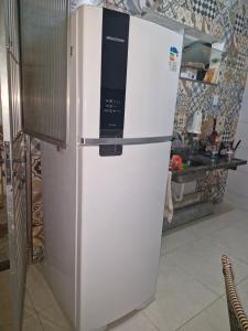 Dapur atau dapur kecil di Descanso do Guerreiro Ilheus WIFI