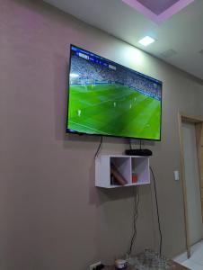 TV a/nebo společenská místnost v ubytování 5 minutos de UNITEC Apartamento completo de un cuarto