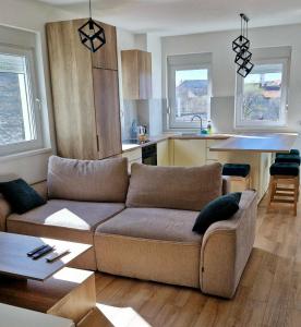 Apartman LUX的休息区