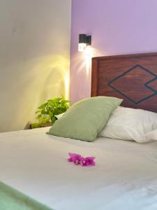 Postel nebo postele na pokoji v ubytování KVA Talalla Beach Villa