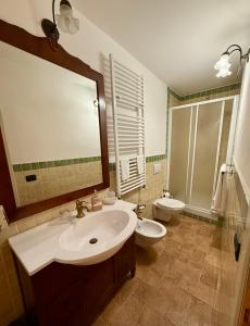 Koupelna v ubytování Relais Il Monaco